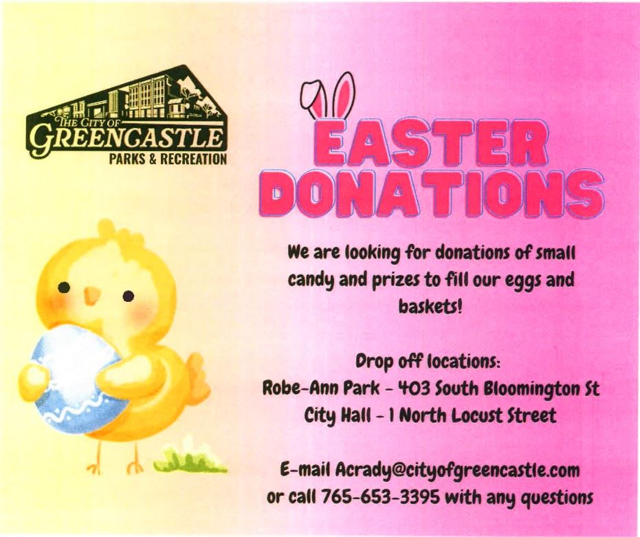 Egg donations flyer for the Park 