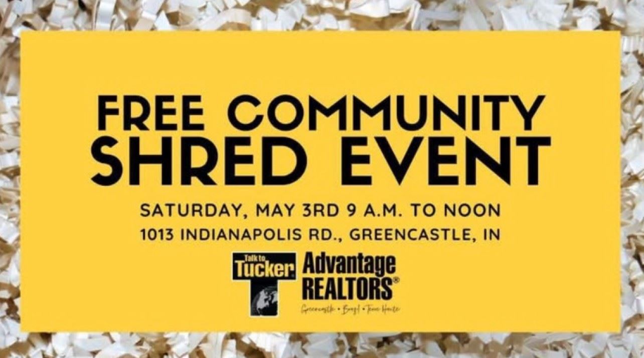 F.C. Tucker Community Shred Day Flyer