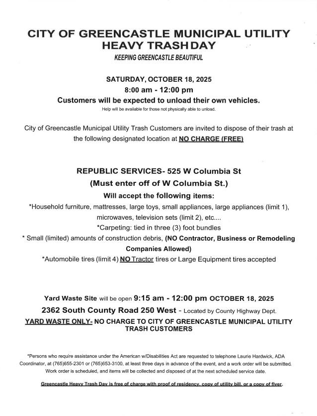 Heavy Trash Day Flyer